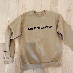 Kim is my lawyer Talentless sweatshirt, Sz Small